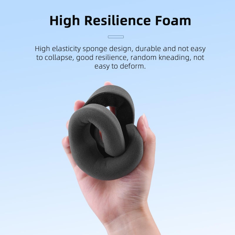 HeiyRC Foam Padding for DJI Goggles V2, Replacement Face Cushion Faceplate Compatible with DJI FPV Combo/Avata Accessories - Upgraded Version, no Light Leakage - Image 4